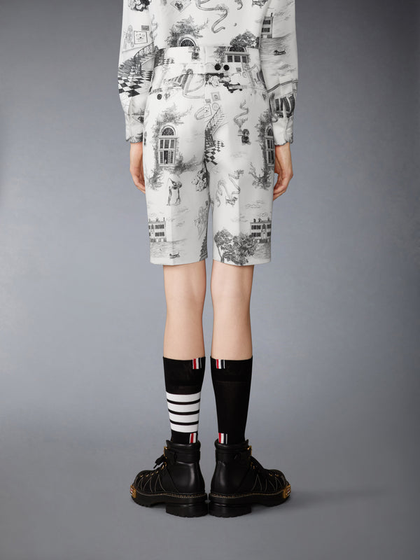 CANVAS HECTOR TOILE BERMUDA SHORTS - image 2