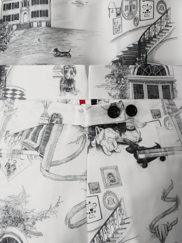 CANVAS HECTOR TOILE BERMUDA SHORTS - image 3