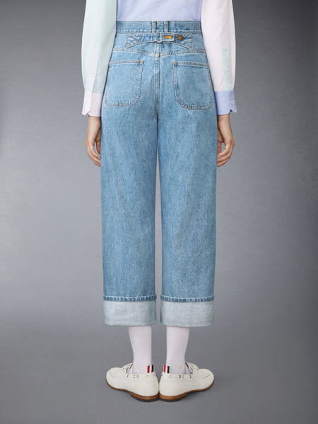 SELVEDGE DENIM JEANS LIGHT BLUE