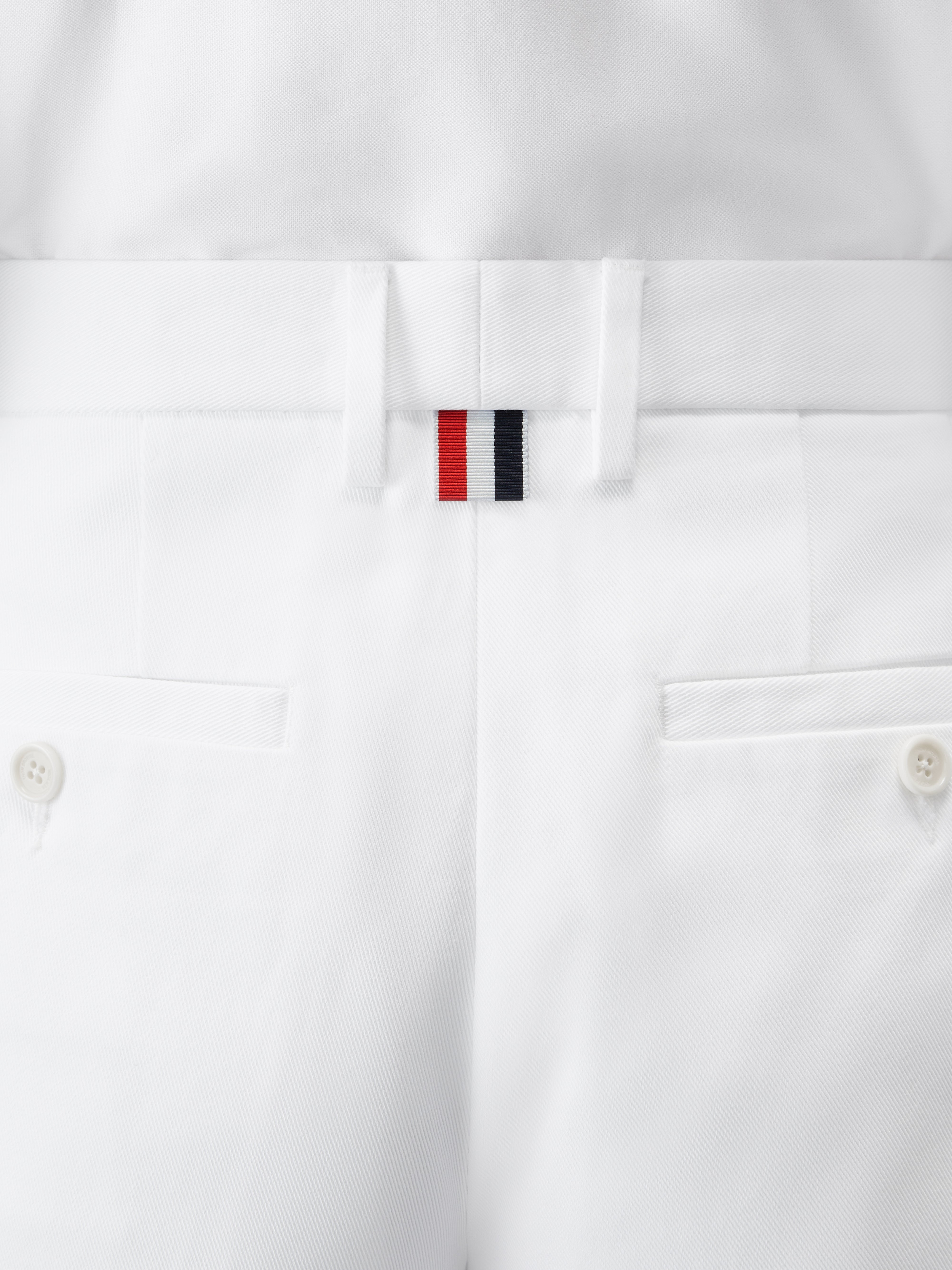 Cotton Gabardine Chino Shorts | Thom Browne