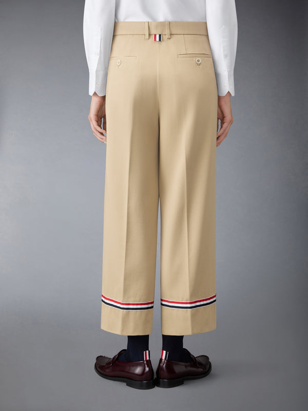 COTTON GABARDINE CHINO PANTS - image 2