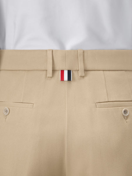 COTTON GABARDINE CHINO PANTS KHAKI