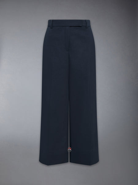 COTTON GABARDINE CHINO PANTS NAVY