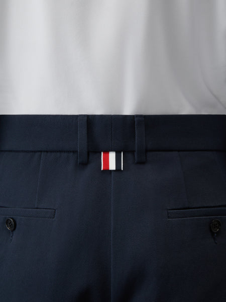 COTTON GABARDINE CHINO PANTS NAVY