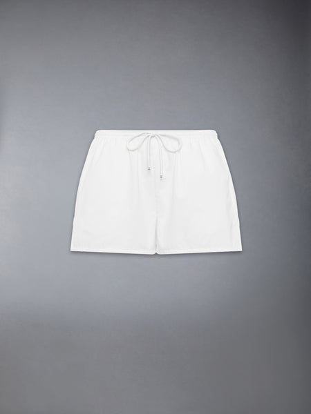 NYLON TECH TRACK SHORT WHITE