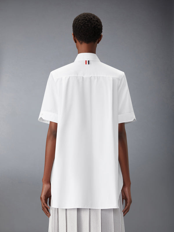 SOLID POPLIN BLOUSON WITH GROSGRAIN BOW TIE - image 2