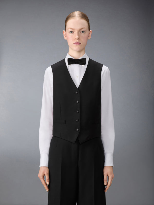 3-PLY WOOL MOHAIR VEST - image 1