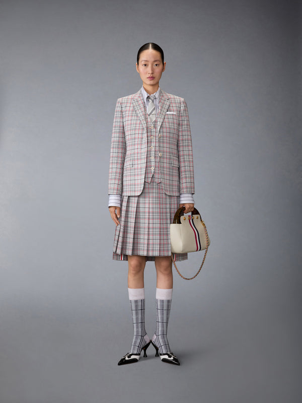 PLAID CHECK COOL WOOL VEST - image 3