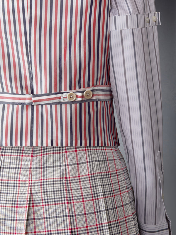 PLAID CHECK COOL WOOL VEST - image 4