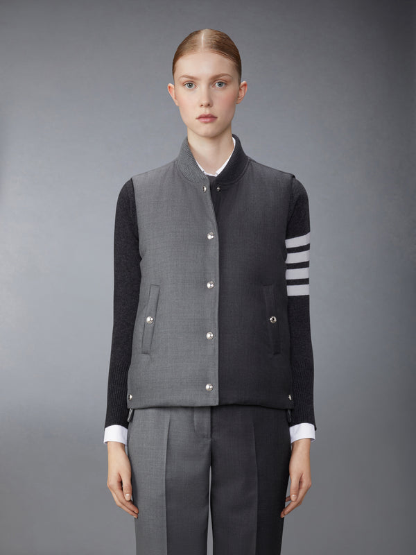 TWILL DOWN CLASSIC VEST - image 1