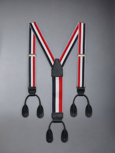 Children's 24mm Poly Grosgrain Stripe Suspender
