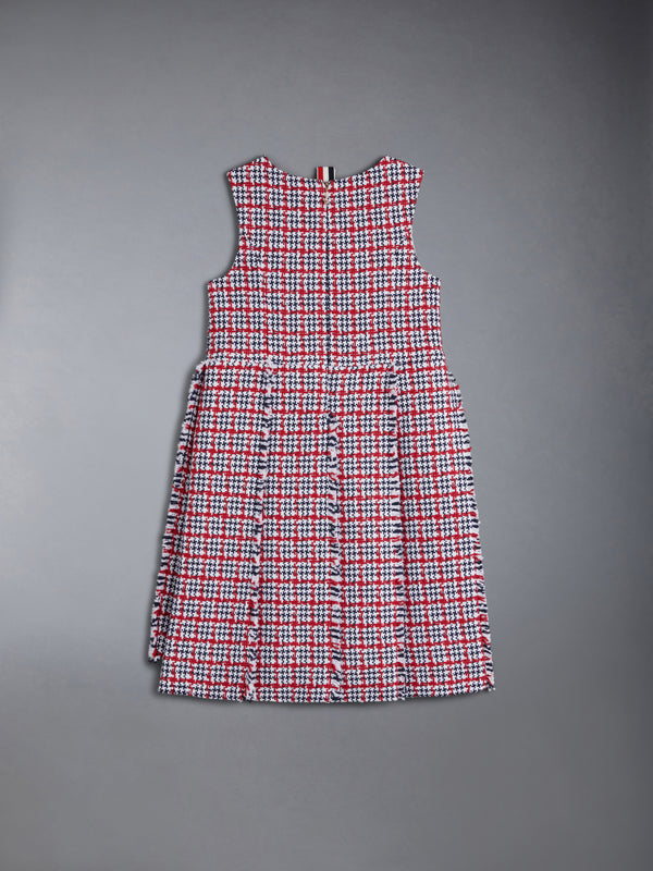 KID'S SUMMER TWEED FRAY PLEATED DRESS - image 2