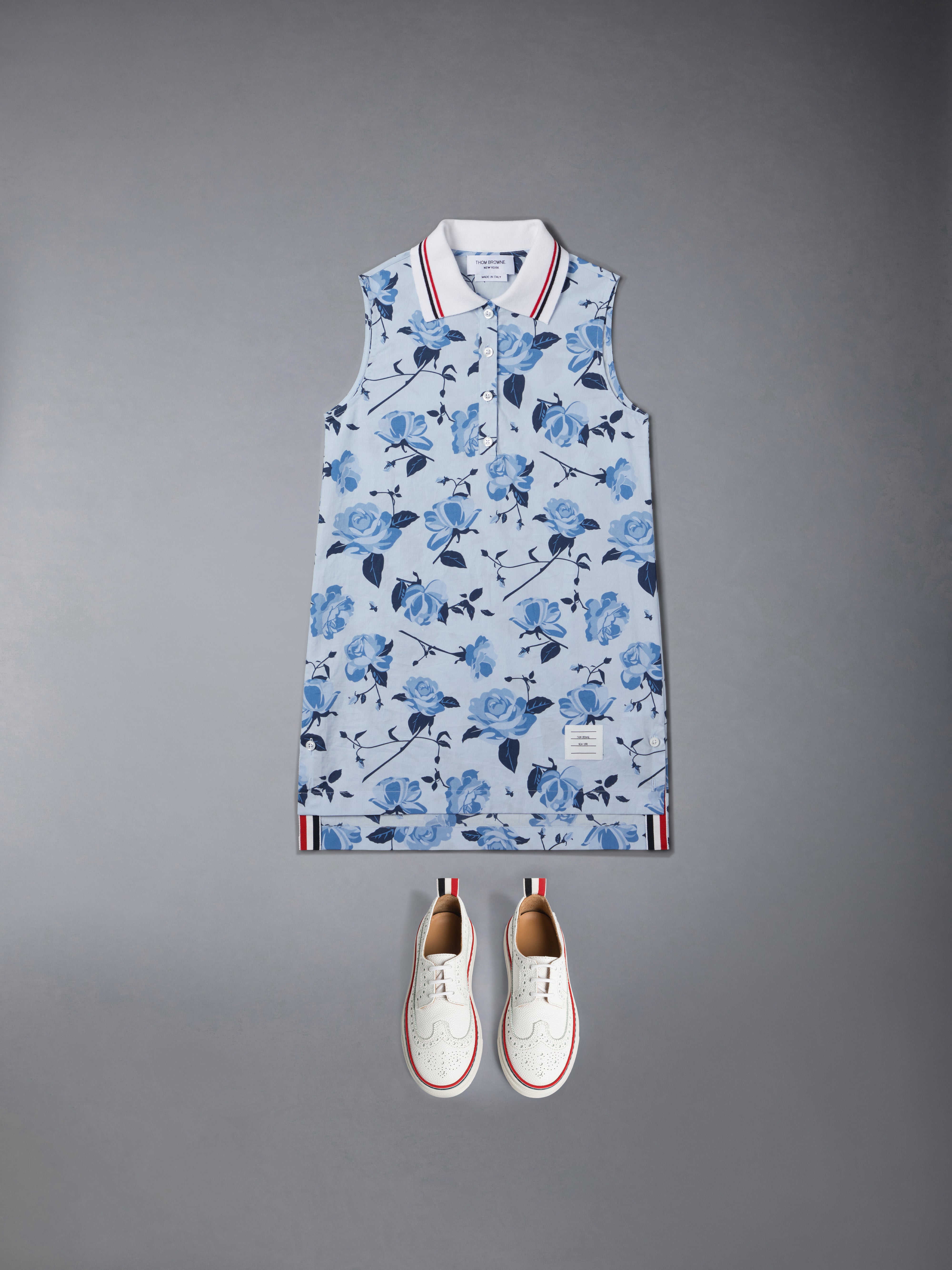 新品★ETRO■コットンポプリンワンピース フローラルプリント ポプリンローズフローラルポロドレス | Thom Browne
