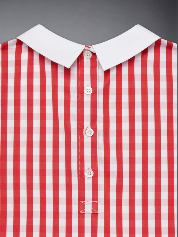 CHILDREN'S GINGHAM CHECK POPLIN PLEAT DRESS - image 3