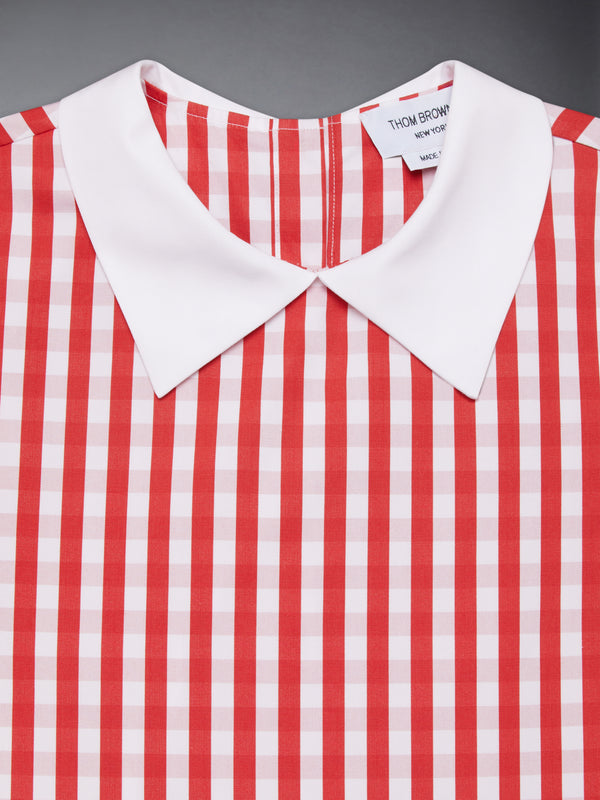 CHILDREN'S GINGHAM CHECK POPLIN PLEAT DRESS - image 5