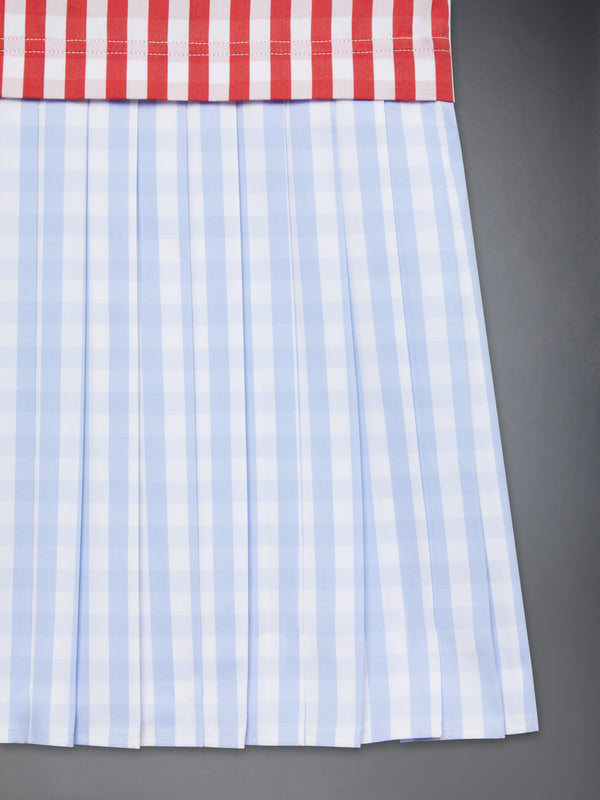 CHILDREN'S GINGHAM CHECK POPLIN PLEAT DRESS - image 6