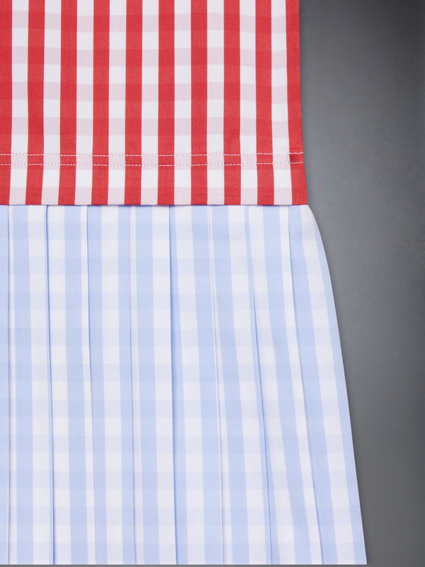 CHILDREN'S GINGHAM CHECK POPLIN PLEAT DRESS - image 7