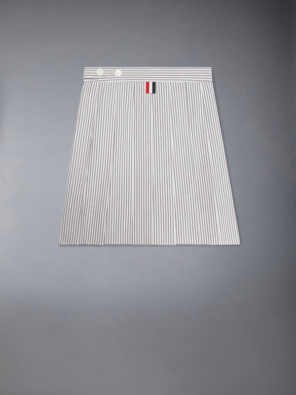 CHILDREN'S SEERSUCKER MINI PLEATED SKIRT - image 2