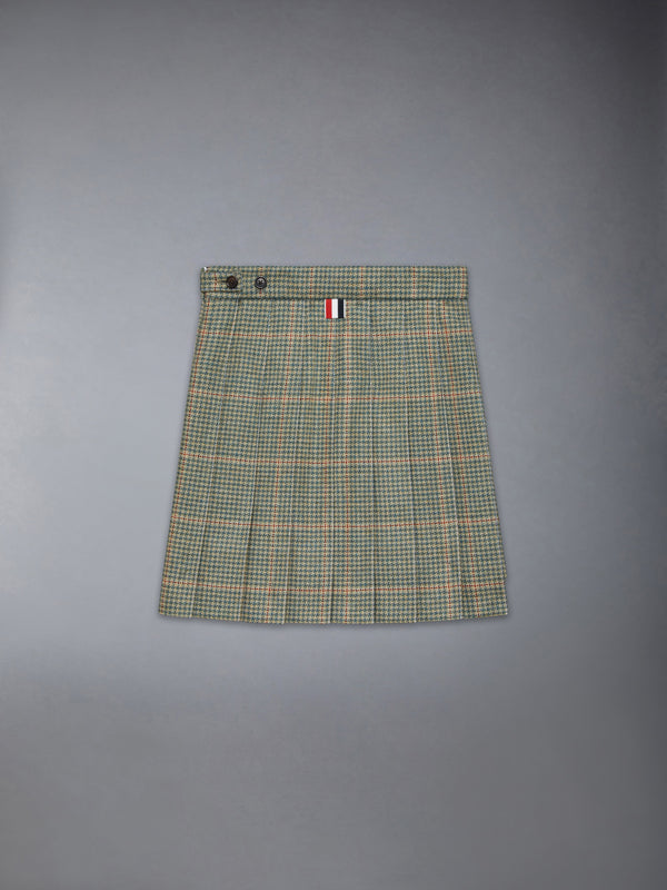 CHILDREN'S HERRINGBONE CHEVIOT TWEED PLEATED SKIRT - image 3