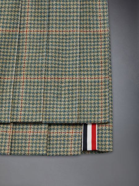 CHILDREN'S HERRINGBONE CHEVIOT TWEED PLEATED SKIRT
