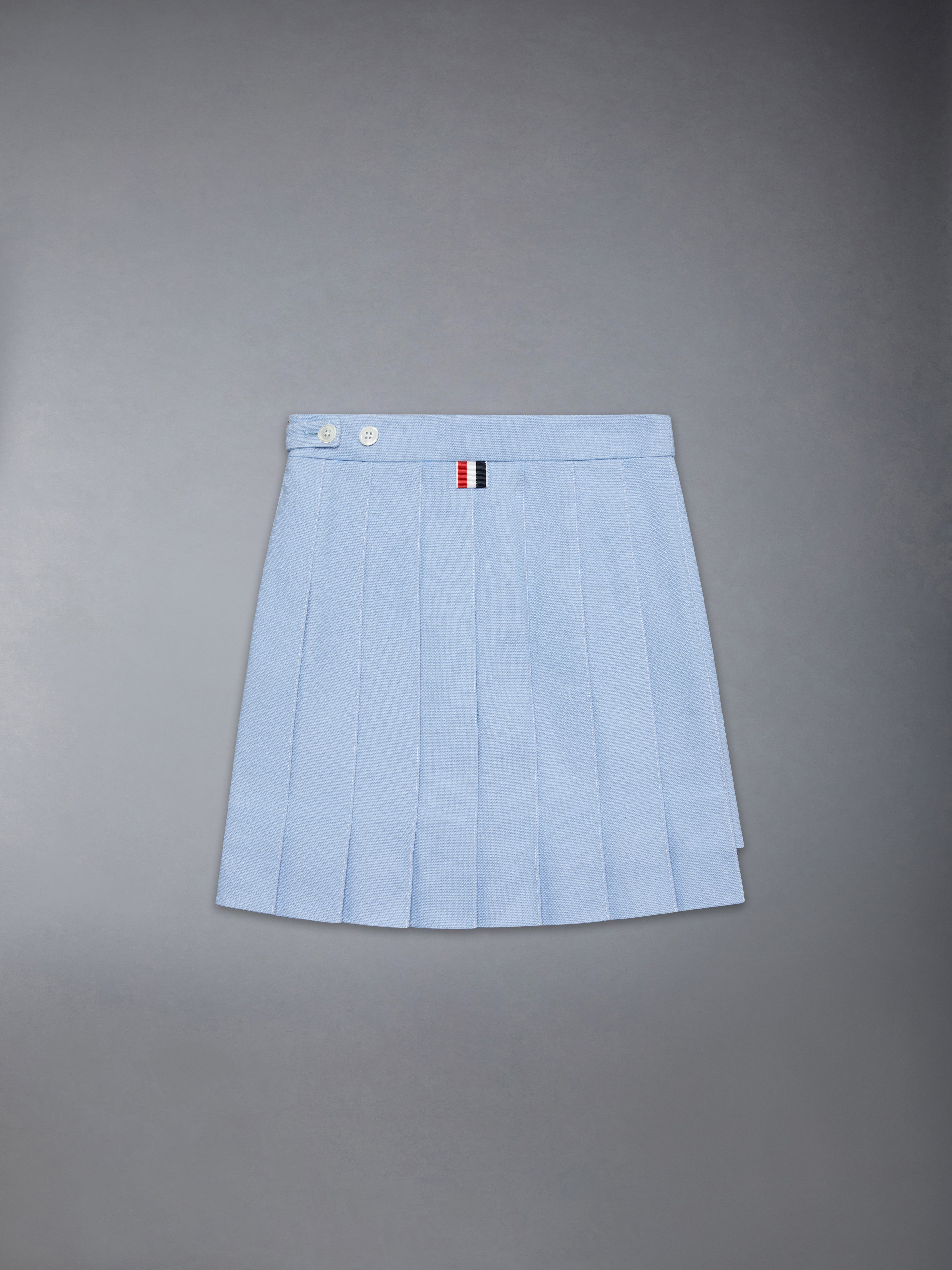 キッズ キャンバス プリーツ ミニスカート | Thom Browne