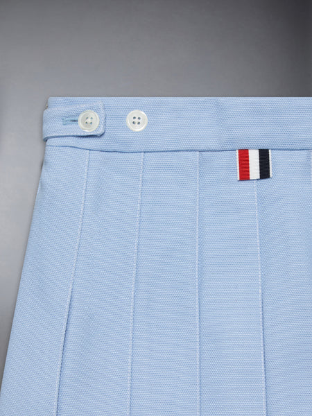 CHILDREN'S CANVAS PLEATED MINI SKIRT