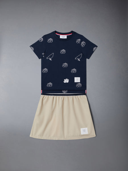 TYPEWRITER RUGBY SKIRT KHAKI