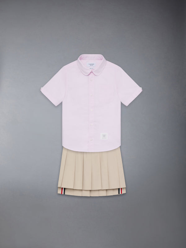 COTTON SUITING PLEATED MINI SKIRT - image 2