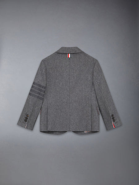 CHILDREN'S FLANNEL 4-BAR CLASSIC SPORT COAT MED GREY