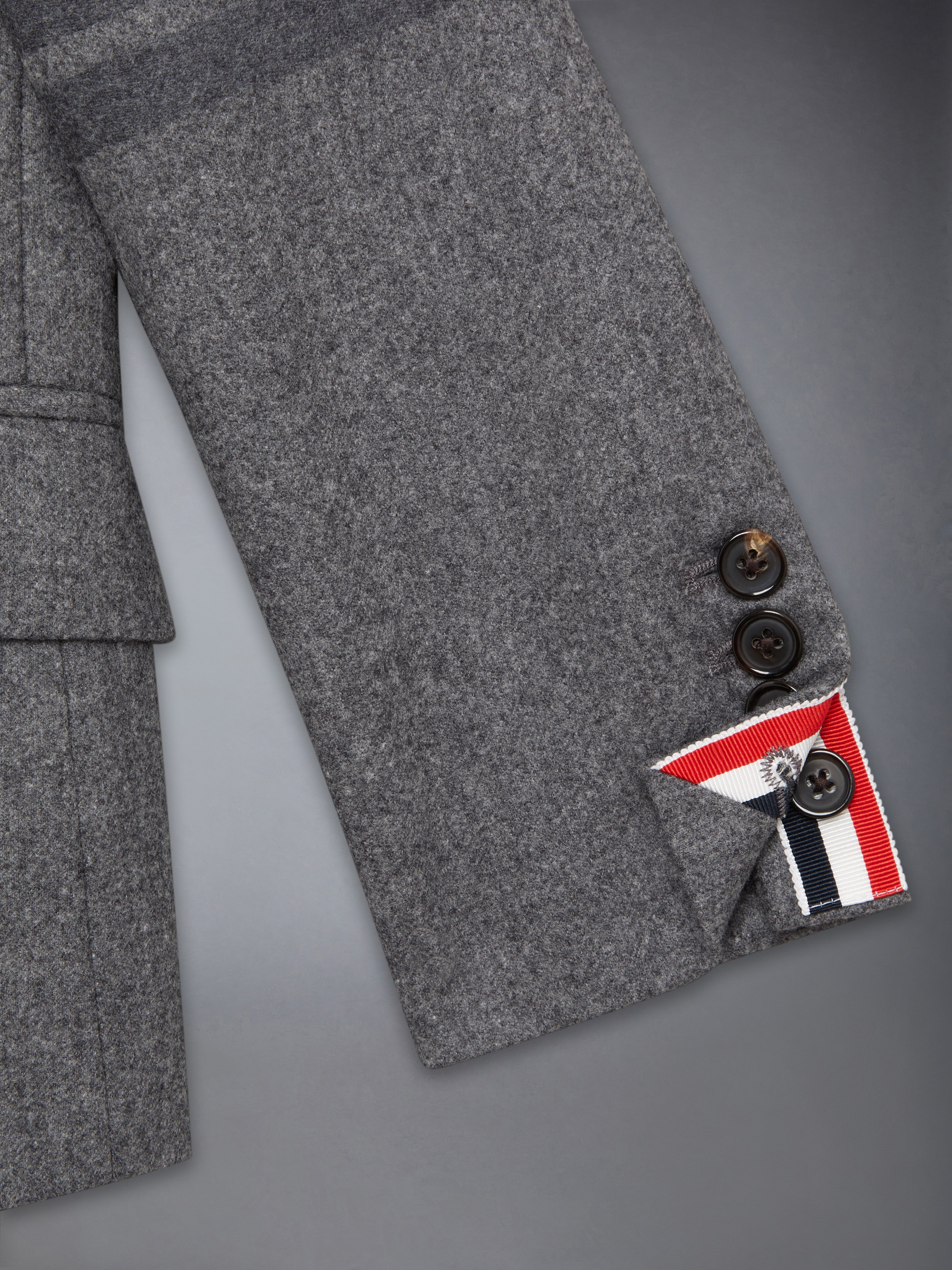 Children'S Flannel 4-Bar Classic Sport Coat | Thom Browne