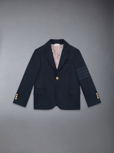 CHILDREN'S FLANNEL 4-BAR CLASSIC SPORT COAT NAVY