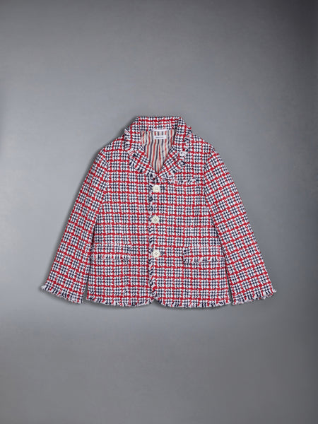 KID'S SUMMER TWEED FRAY SPORT COAT RWBWHT