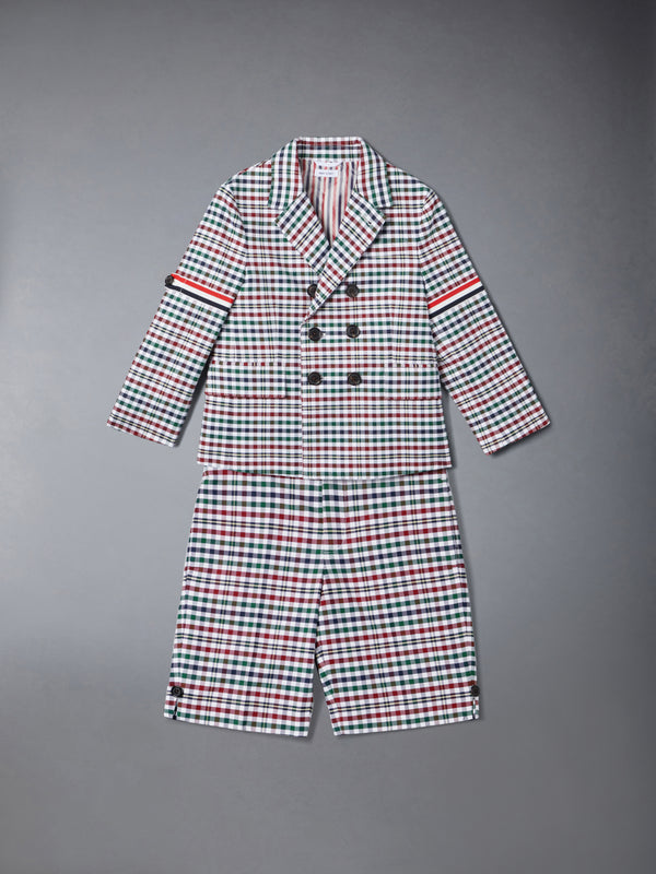 COTTON TWILL GINGHAM TARTAN ARMBAND CLASSIC SPORT COAT - image 2