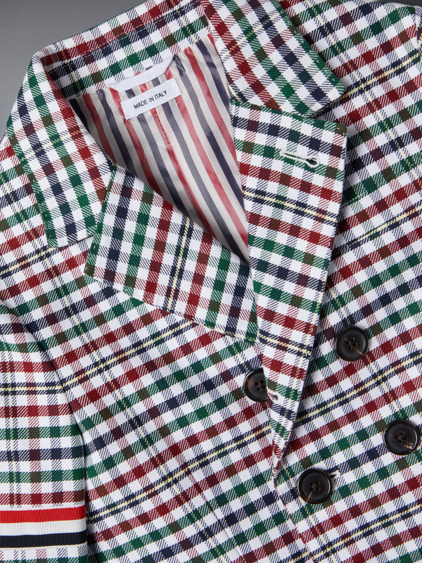 COTTON TWILL GINGHAM TARTAN ARMBAND CLASSIC SPORT COAT - image 4