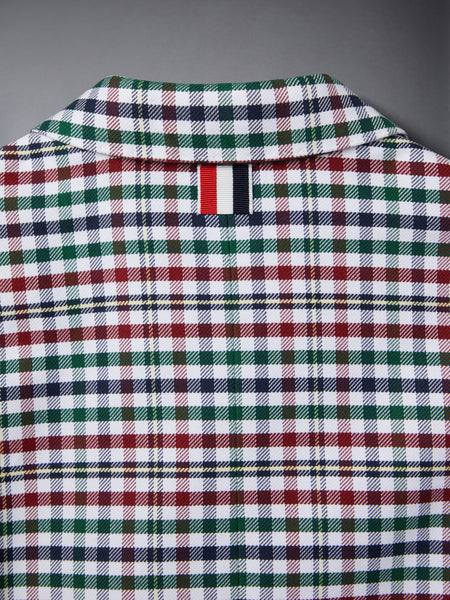 COTTON TWILL GINGHAM TARTAN ARMBAND CLASSIC SPORT COAT SEASONAL MULTI