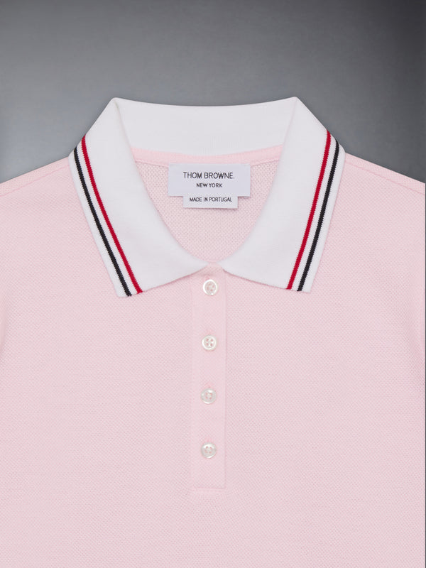 PIQUE PLEATED POLO DRESS - image 4