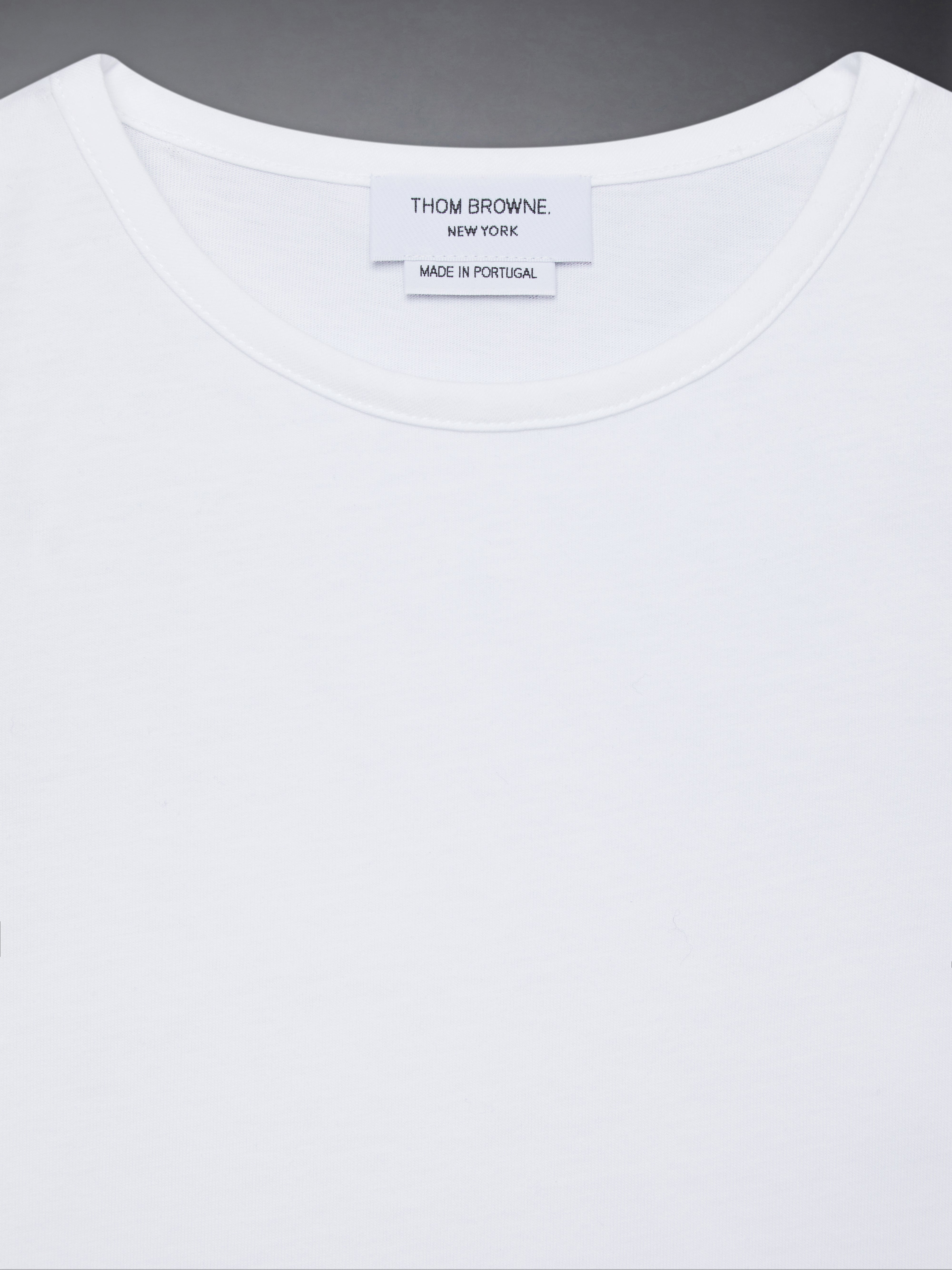 Children's Jersey 4-Bar Ringer Tank Dress | Thom Browne