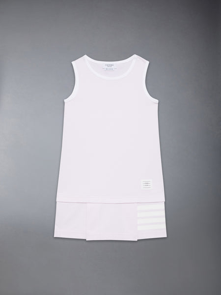 CHILDREN'S JERSEY 4-BAR RINGER TANK DRESS