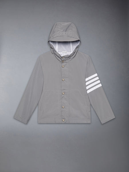 CHILDREN'S RIPSTOP 4-BAR RAIN JACKET MED GREY