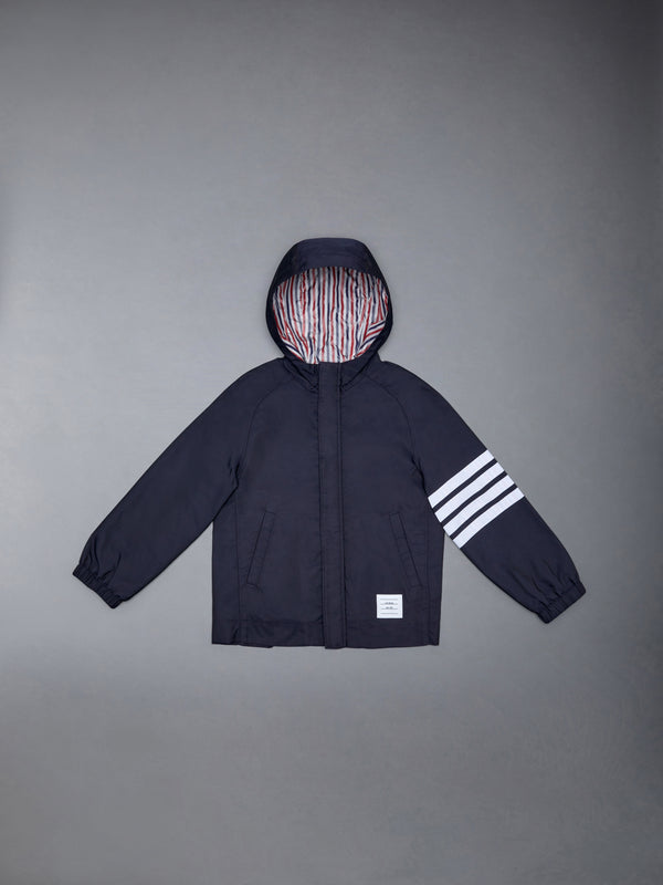 Children's Solid Swim Tech 4-Bar Hooded Zip Jacket - featured image