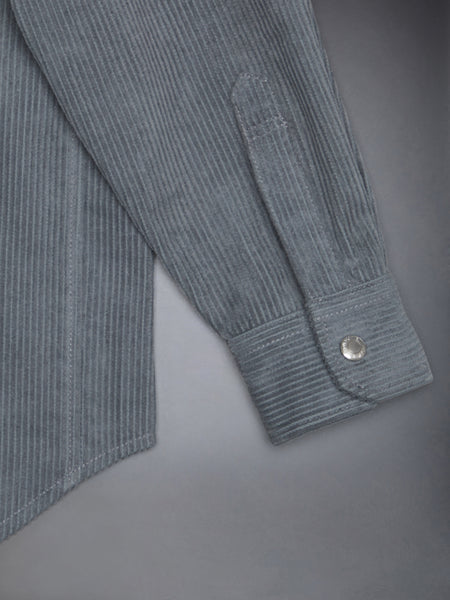 Kid's Corduroy Shirt Jacket MED GREY