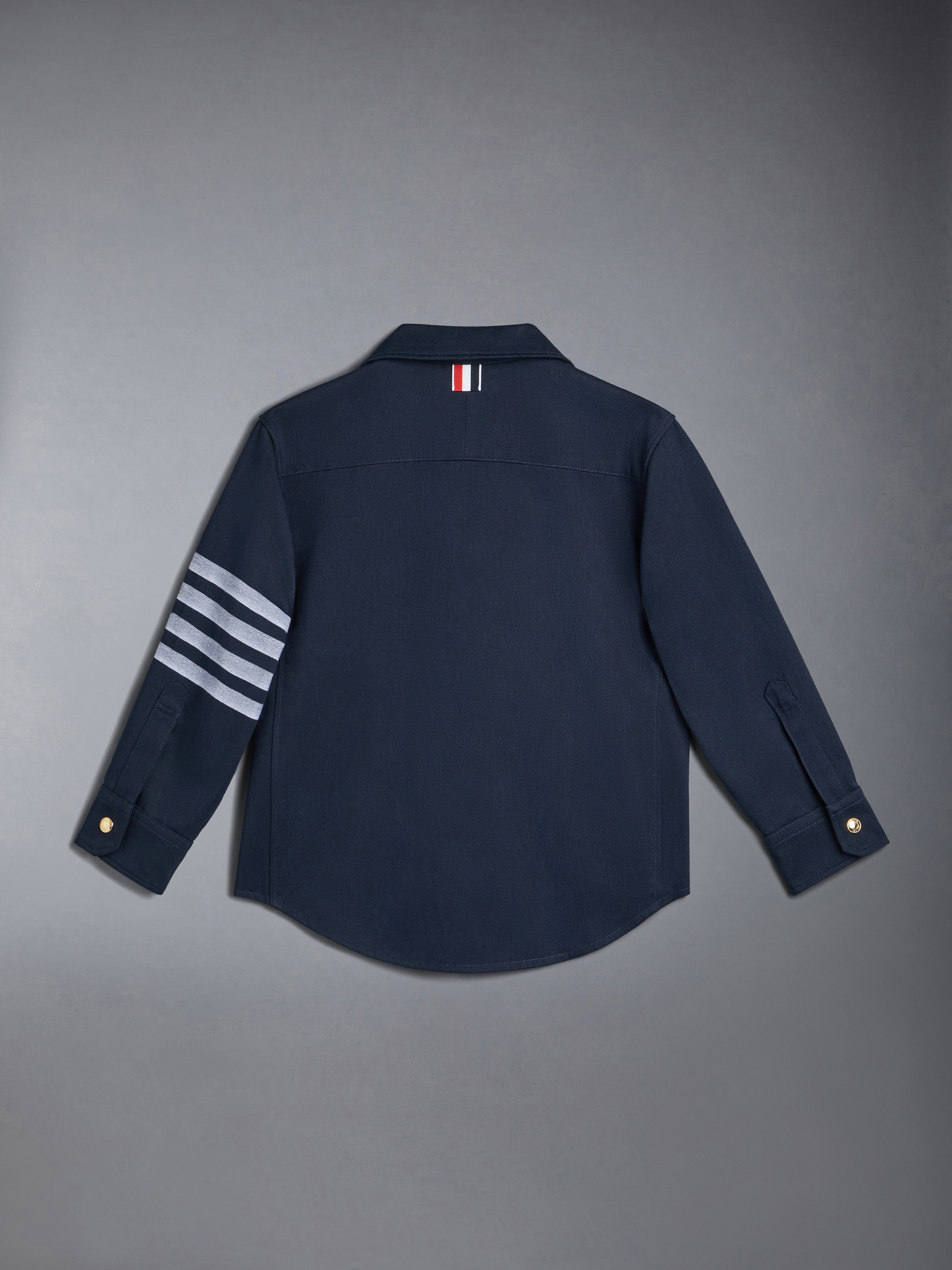 多様な Children's Cotton 4 Bar Shirt Jacket | Thom Browne ジャケット・ブルゾン