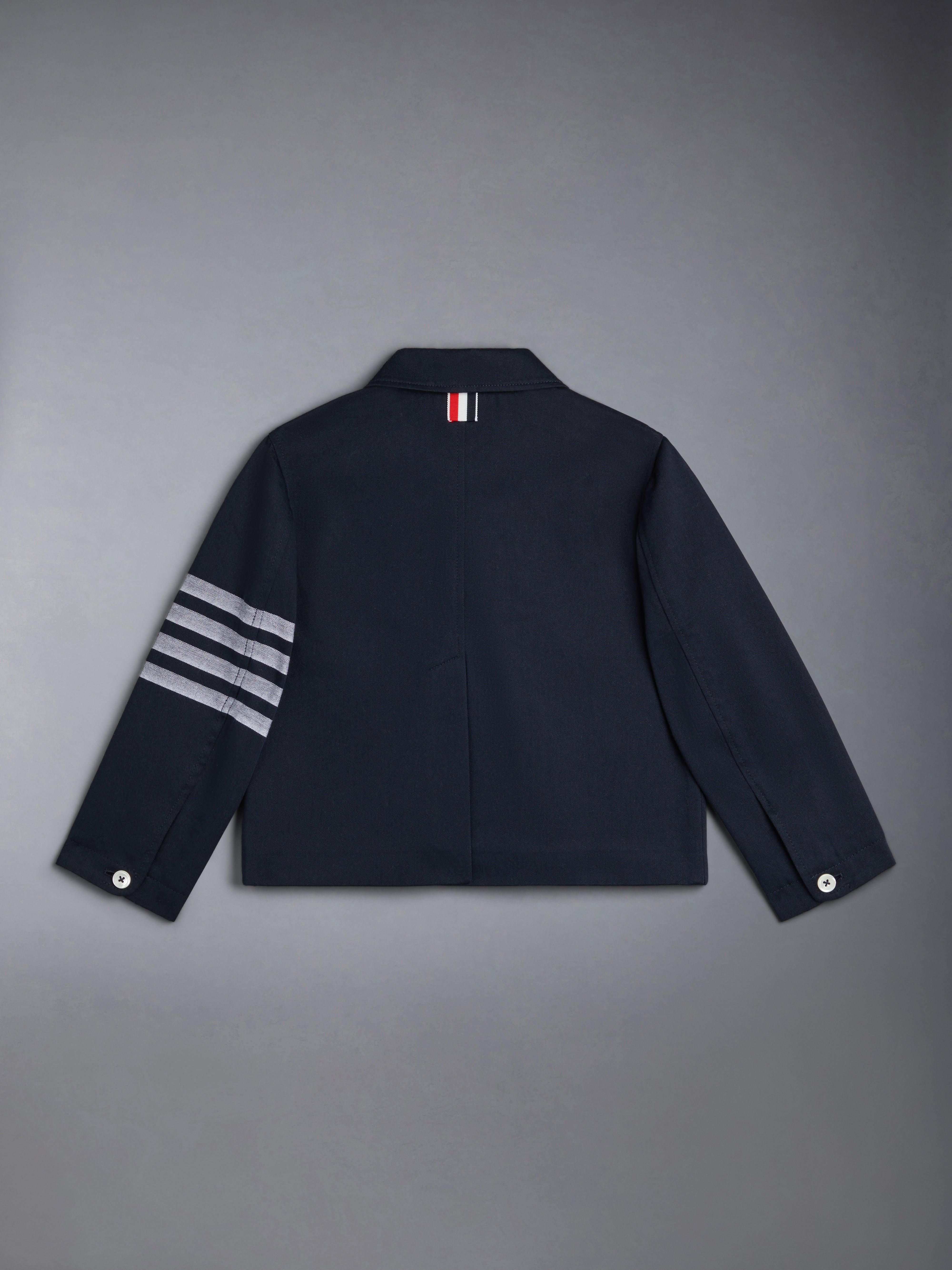 Thom Browne kids ジャケット キッズ コットン 4BAR ジャケット | Thom Browne