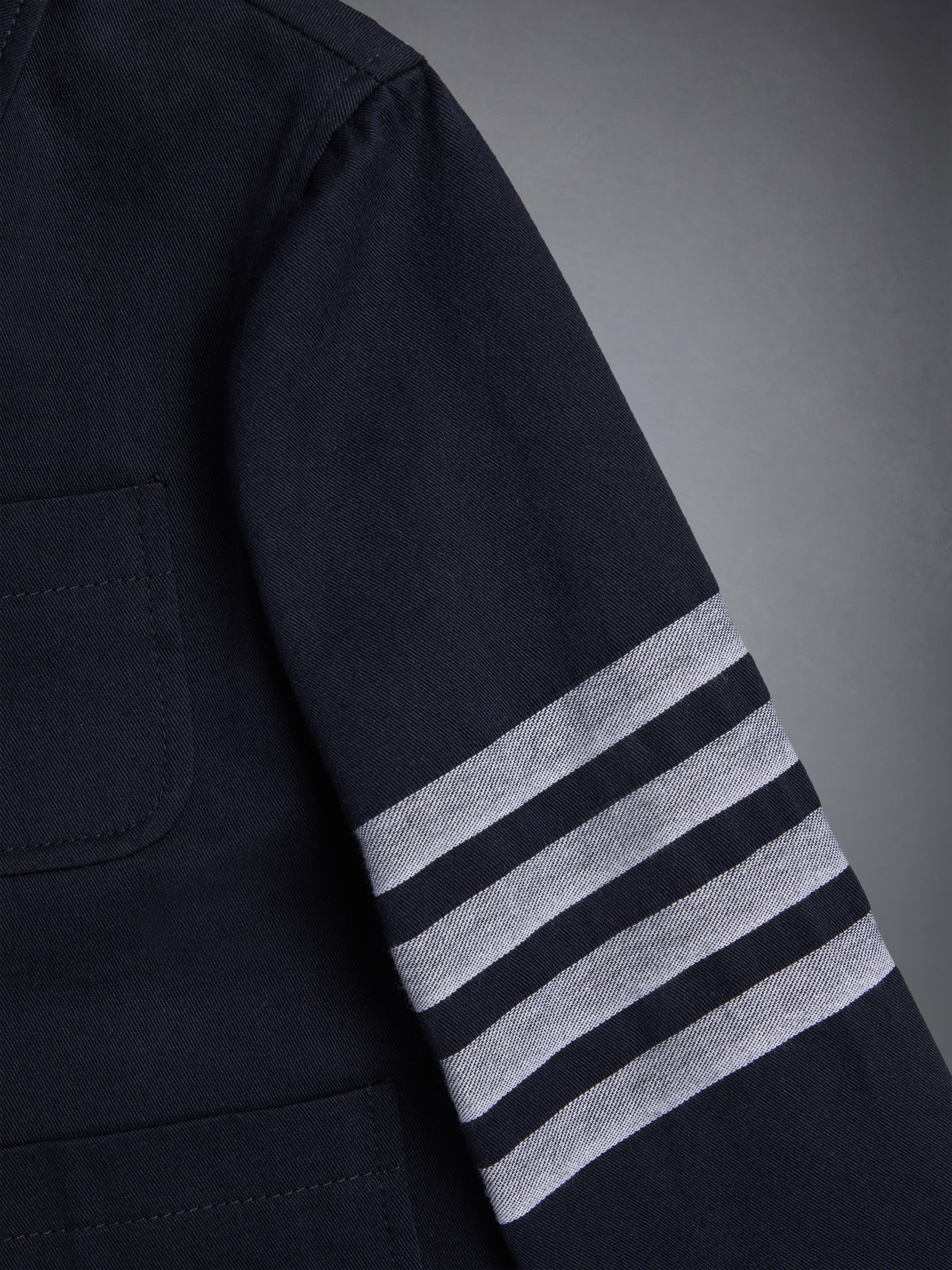 Thom Browne kids ジャケット キッズ コットン 4BAR ジャケット | Thom Browne
