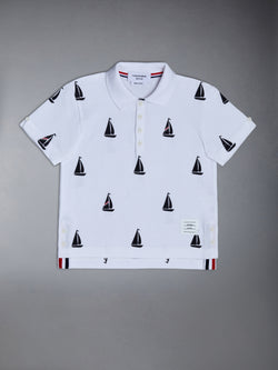 Kid's Half Drop Pique Polo