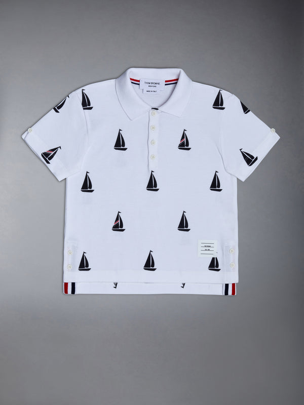 Kid's Half Drop Pique Polo - featured image