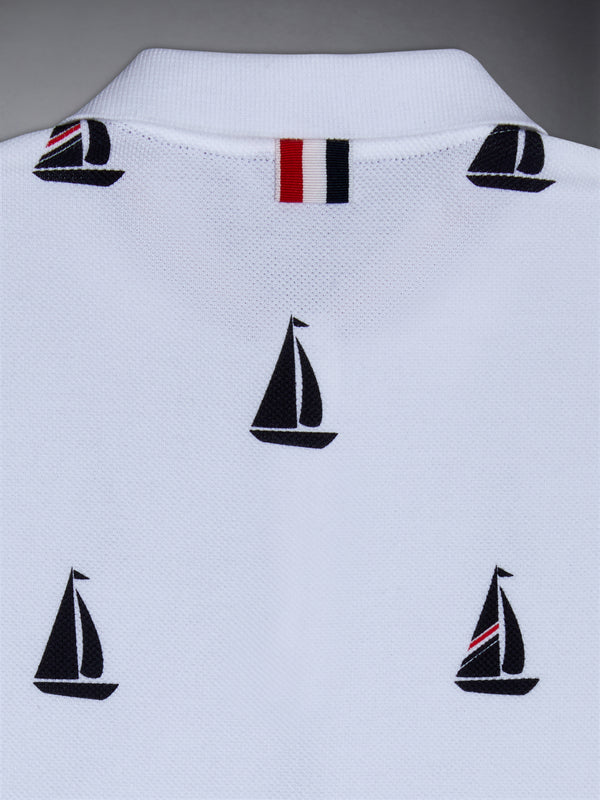 Kid's Half Drop Pique Polo - image 4