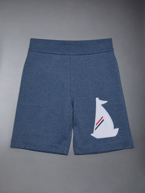 Kid's Classic Loopback Embroidery Patch Sweatshorts - featured image