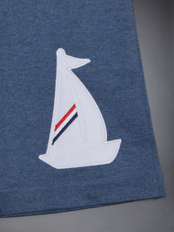 Kid's Classic Loopback Embroidery Patch Sweatshorts - image 3