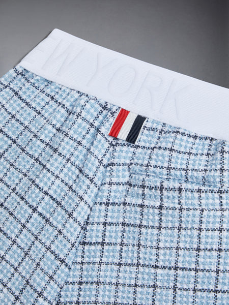 CHILDREN'S TWEED JERSEY RUGBY SHORTS LIGHT BLUE